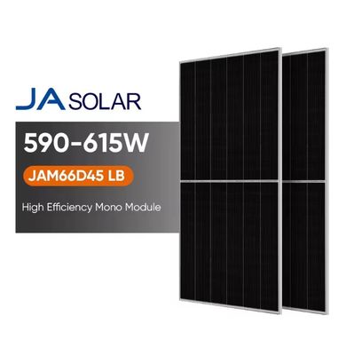 ΤΟΠΚΟΝ JA Διπλό γυαλί Μονονόμοντ 590w 595w 600w 605w 610w 615w για εμπορικά