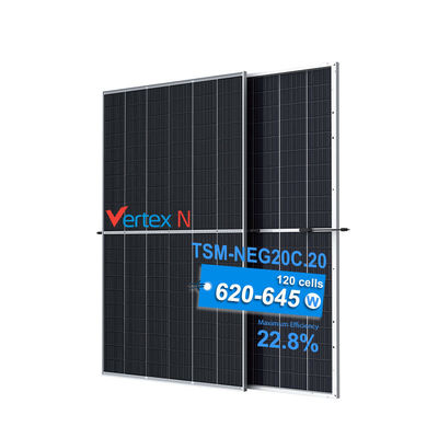 Τρίνα Ηλιακοί συλλέκτες Vertex N 620W 625W 630W N-τύπος I-Topcon Bifacial διπλό γυαλί 645W