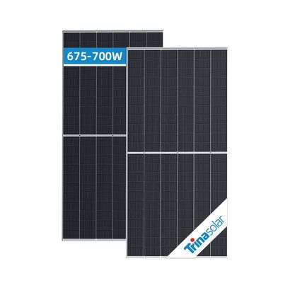 TSM-DEG21C.20 645-665W διπρόσωπο διπλό γυάλινο ηλιακό πάνελ με πίνακα διασύνδεσης IP68