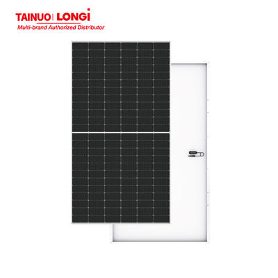 Πίνακες ηλιακής ενέργειας επιπέδου 1 Longi 570w με γυαλί χαμηλού σιδήρου θερμοκρασίας 3,2 mm και θυρίδα διασύνδεσης IP68