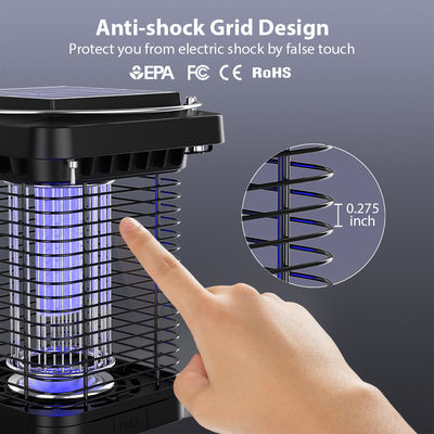 UV365 Ηλιακό φως LED Bug Light Διπλή χρήση Εξαιρετική εξοικονόμηση ενέργειας Νυχτερινό φως Bug Zapper