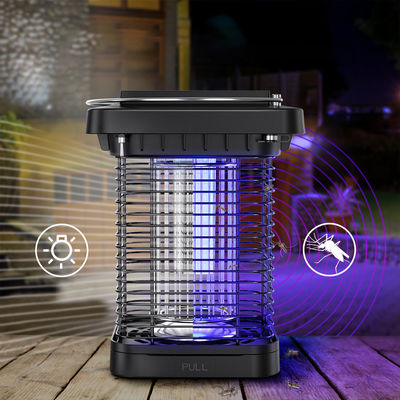 1300V USB επαναφορτιζόμενο Ηλιακό Bug Zapper Φανάρι Κοτοπουλάκι Zapper Lamp UV Ψυχρό Λευκό