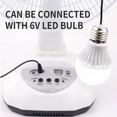 Φως LED Ηλιακός ανεμιστήρας έκτακτης ανάγκης Εναλλακτικός ηλιακός ανεμιστήρας τραπεζιού 18W