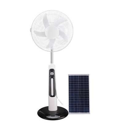 16/18 ιντσών AC DC 12V 5 Blade Ηλιακός ανεμιστήρας επαναφορτιζόμενος με πάνελ 20W/30W
