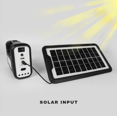 4500mAh Ηλιακό σύστημα φωτισμού Ηλιακό σύστημα φωτισμού έκτακτης ανάγκης ABS
