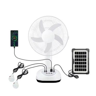 12 ιντσών ηλιακό ανεμιστήρα AC DC ηλιακό ανεμιστήρα με νυχτερινό φως για υπαίθριο κάμπινγκ πεζοπορία